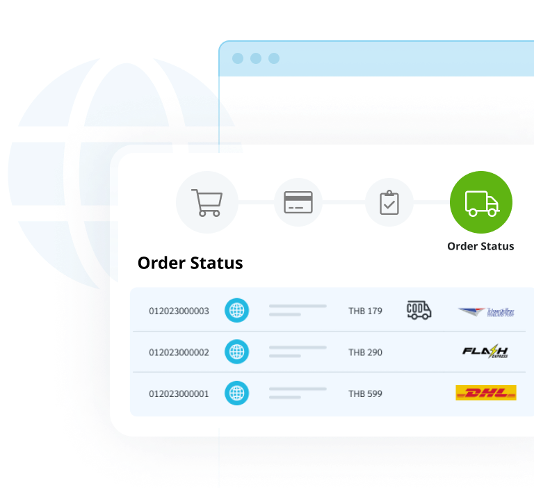 Introducing the shipping feature for online stores that build E-commerce websites, providing comprehensive shipping options on the website builder MakeWebEasy.